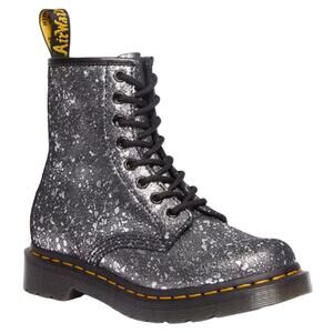 DR. MARTENS 1460 METALLIC SPLATTER SUEDE LACE UP BOOTS Size 8